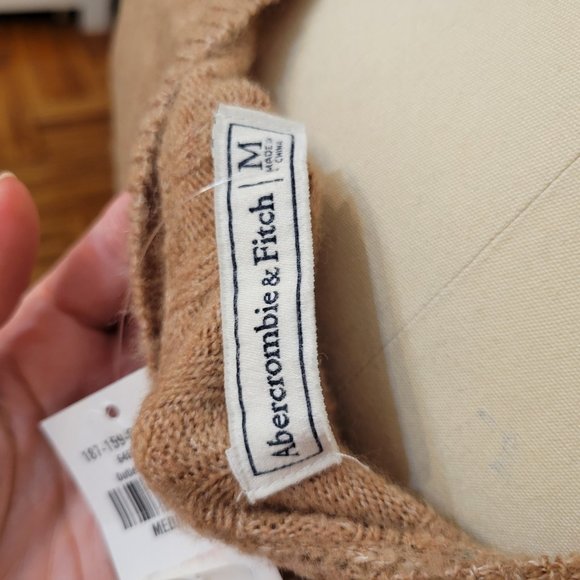 Abercombie and Fitch midi sweater dress tan, camel size M - Picture 5 of 5